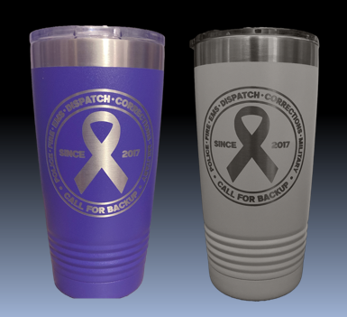 Call for Backup Branded 20 oz. Tumbler