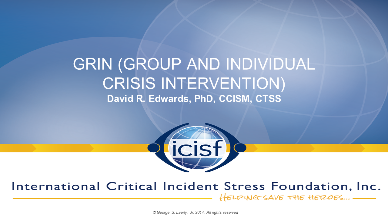 2024 Virtual Series: GRIN (Group and Individual Crisis Intervention)
